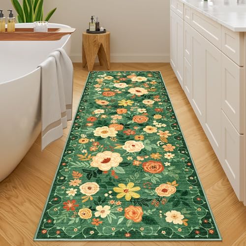 2.6x8 Runner Rug (Dark Green / 2'6" x 8' (Rectangular))