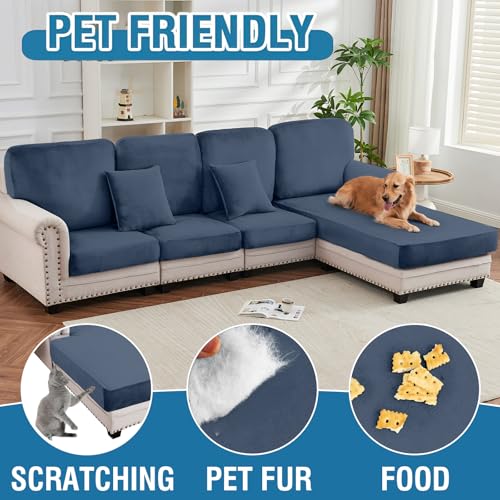 Couch Cover 3 (Berlin Blue / 2 Seater + Chaise)