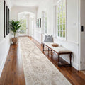 2'6"x16 Washable Long Runner Rug (Ivory/Beige / 2'6" x 16' (Runner))