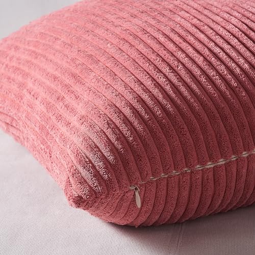 Pink Throw Pillow Covers 16x16 Inch Set of 4 (Pink / 22" x 22" (Pack of 4))