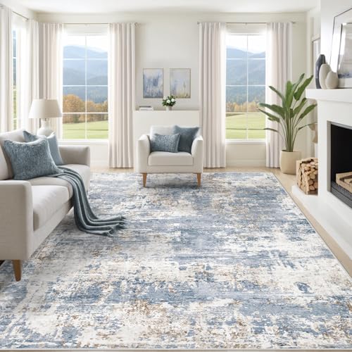 10x12 Area Rug for Living Room (Blue / 10' x 12' (Rectangular))
