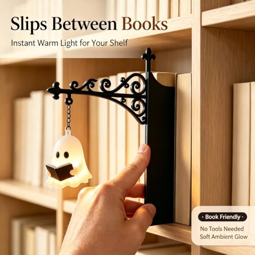 Library Lantern Mini Bookshelf Lamp (Ghost / 1PC)