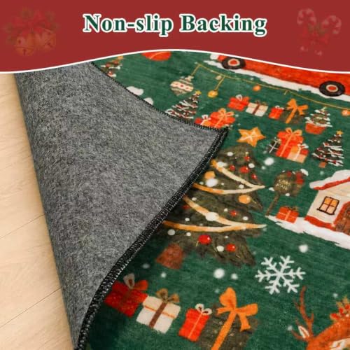 Christmas 3x4 Entryway Area Rugs (3x4 / Xmas/Green)