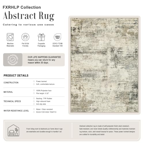 9x12 Area Rug Living Room (Ash Brown / 9' x 12' (Rectangular))