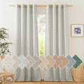 Gray Linen Curtains 108 inches Long for Living Room (Grey / 55"W x 108"L (Pack of 2))