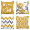 Throw Pillow Covers 20x20 (Yellow / 19.7" x 19.7" (Pack of 4))