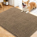 Dog Door Mat for Muddy Paws 40x32 (Tan / 40" X 32")