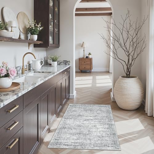 2x3 Washable Rugs for Kitchen (Grey / 2' x 3' (Rectangular))