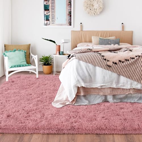 Rugs for Living Room 6x9 (6' x 9' (Rectangular) / Blush)