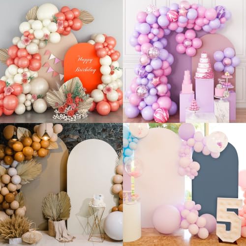 7.2FT Wedding Arch Cover (Light pink / 7.2FT)