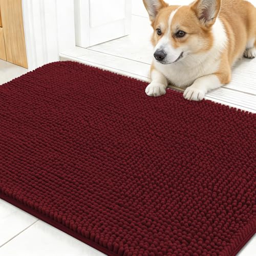 Dog Door Mat for Muddy Paws 24x16 (Caramel Russet / 24" X 16")