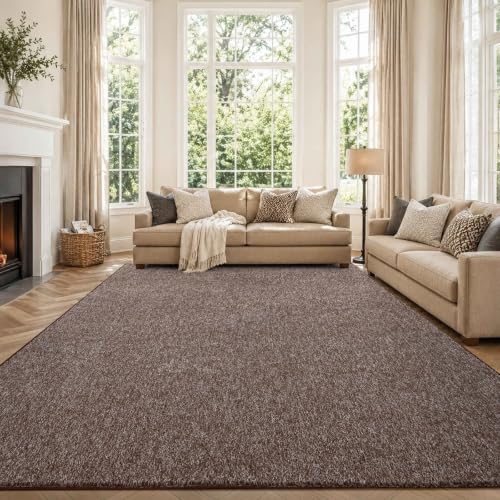 8x10 Large Brown (08 Brown/White / 8' x 10' (Rectangular))