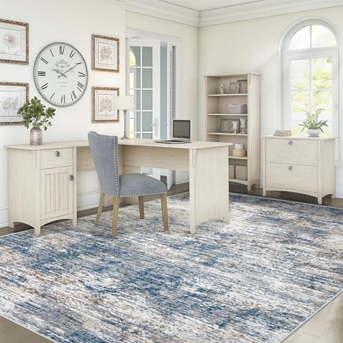 6x9 Area Rugs for Living Room (Blue White / 6' x 9' (Rectangular))