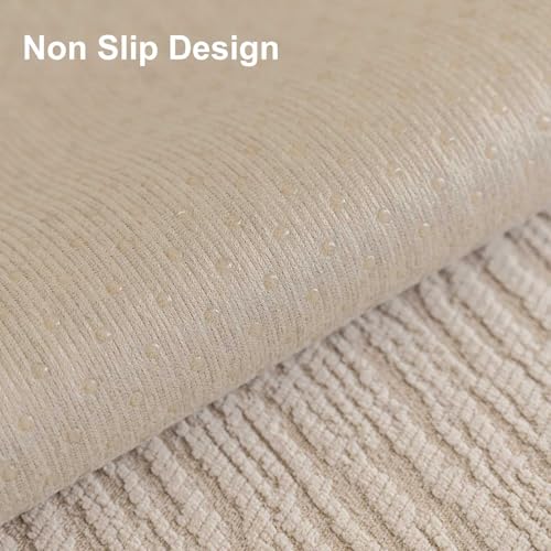 Soft Waterproof Chenille Cover Washable (1pc/36"x82"/Seat Cover / Coffee)