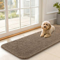 Dog Door Mat for Muddy Paws 47x17 (Tan / 47" X 17")