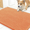 Dog Door Mat for Muddy Paws 30x17 (Orange / 30" X 17")