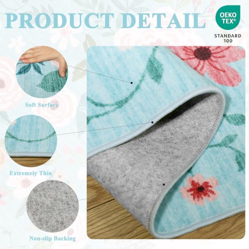6x9 Area Rugs (Teal / 6' x 9' (Rectangular))