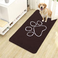 Dog Door Mat for Muddy Paws 40x24 (Brown / 40" X 24")
