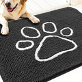 Dog Door Mat for Muddy Paws 32x20 (Dark Grey / 32" X 20")