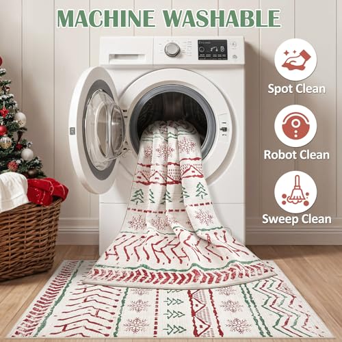 Christmas Rugs (Green Red / 8' X 10' (Rectangular))
