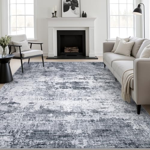 6x9 Area Rug Living Room Rug (Grey / 6' x 9' (Rectangular))