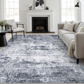 9x12 Area Rug Living Room Rug (Grey / 9' x 12' (Rectangular))