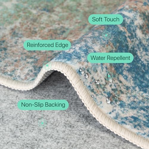 8x10 Area Rugs for Bedroom (Aquamarine/Blue Green / 8' x 10' (Rectangular))