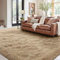 8x10 Ft Extra Large Shag Beige Rugs for Living Room Bedroom (CC Beige / 8' X 10' (Rectangular))