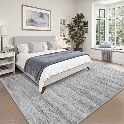8x10 Area Rugs for Living Room (Blue/Grey / 8' x 10' (Rectangular))