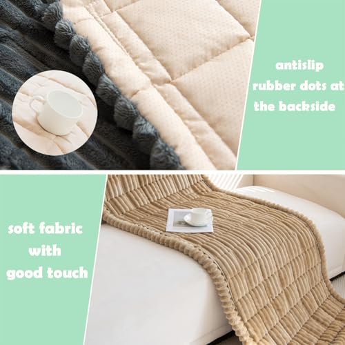 Couch Cover for Dogs Washable Non (White / 27.6X70.9)