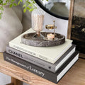 Decorative Books Set of 3 (Black-gray-beige / luxury)
