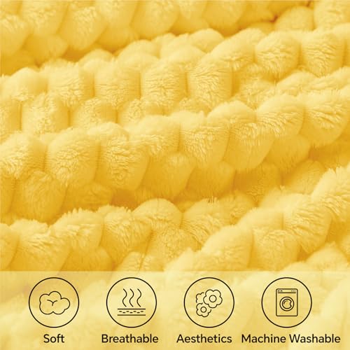Light Yellow Twin Blanket for Couch (Light Yellow / Twin(60"x80"))