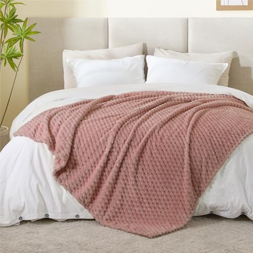 Dusty Pink Twin Blanket for Couch (Dusty Pink / Twin(60"x80"))