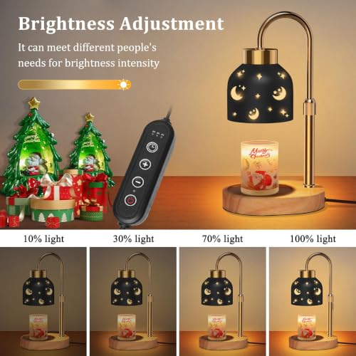 Candle Warmer Lamp with Timer & Dimmer (Moon and Star)