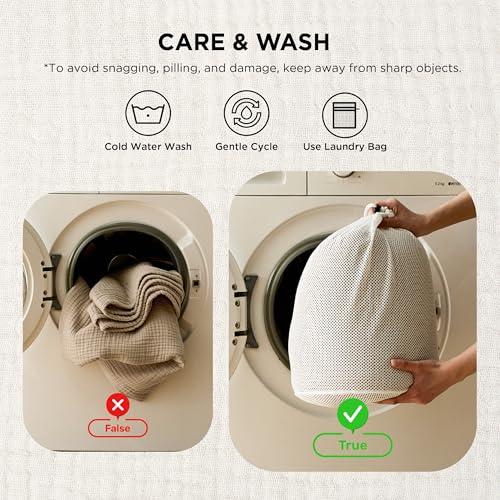 100% Cotton Muslin Blankets for Adults (06 - Light Brown / Throw XL (50" X 70"))