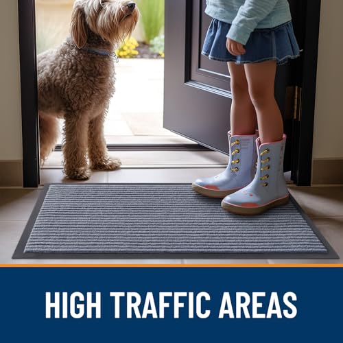 Front Door Mat 59x30 (Ash Grey / 59" X 30")