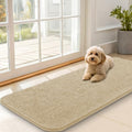 Dog Door Mat for Muddy Paws 47x20 (Beige / 47" X 20")