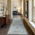 2x6 Washable Runner Rug (Blue / 2' x 6' (Runner))