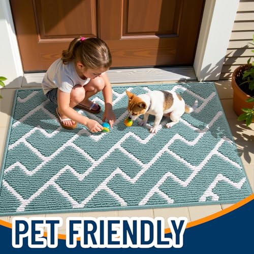 Front Door Mat 36x24 (Sage Green / 36" X 24")