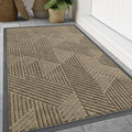 Front Door Mat Outside Entrance (Camel / 47" X 32")