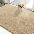 Dog Door Mat for Muddy Paws 50x30 (Beige / 50" X 30")