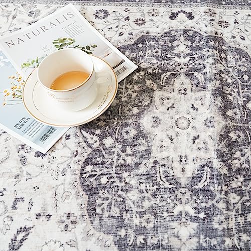 Hallway 2x5 Washable Runner Rug (2' x 5' (Rectangular) / Grey)