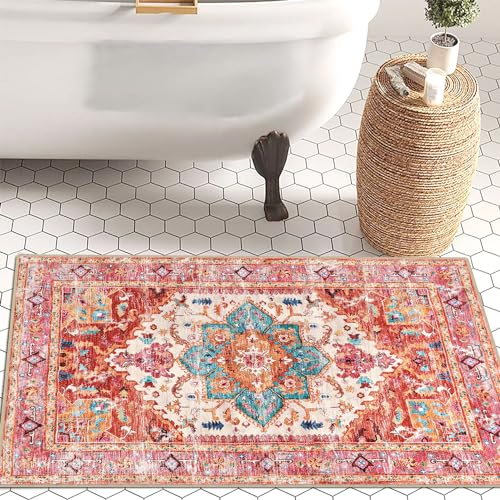 Washable Area Rug (2' x 3' / Pink)