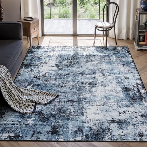4x6 Area Rugs for Living Room (01-ocean Blue / 4' x 6' (Rectangular))