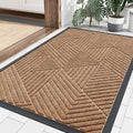 Front Door Mat Outside Entrance (Coffee / 59" X 40")