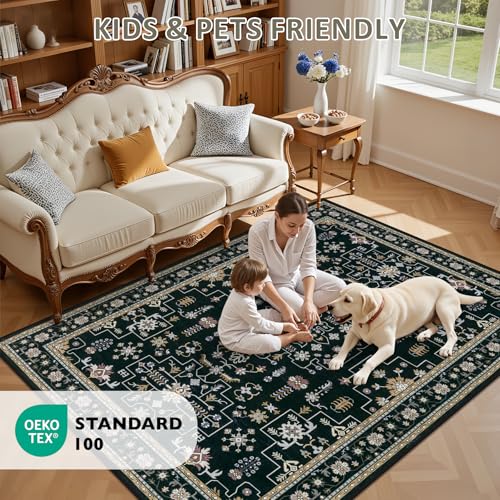 10x12 Area Rugs Living Room (Black / 10' x 12' (Rectangular))