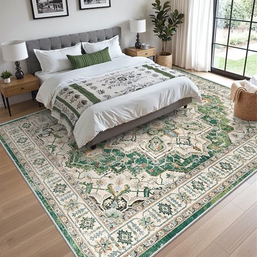 9x12 Area Rugs for Living Room (Green / 9' x 12' (Rectangular))