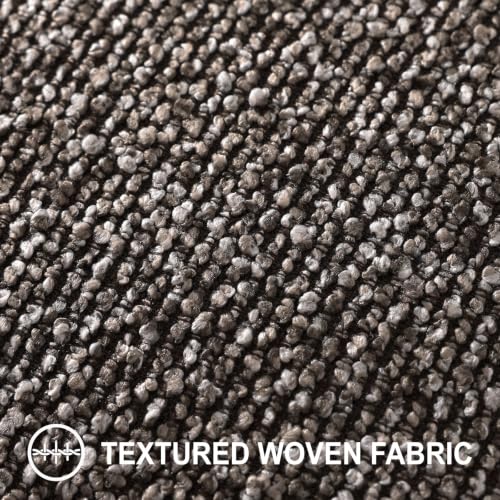 Textured Woven Throw Pillow Covers 24x24 Set of 2 Brown (Brown / 24" x 24" (Pack of 2))