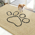 Dog Door Mat for Muddy Paws 48x30 (Sand / 48" X 30")