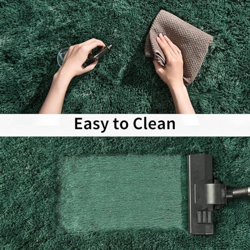 Soft Runner Rugs for Bedroom Hallways New Upgraded Non (2' x 4' (1 pc) / Green)